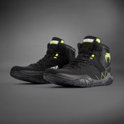 Chaussures de lutte Venum Training Camp 4.0 - Noir/Vert Néon