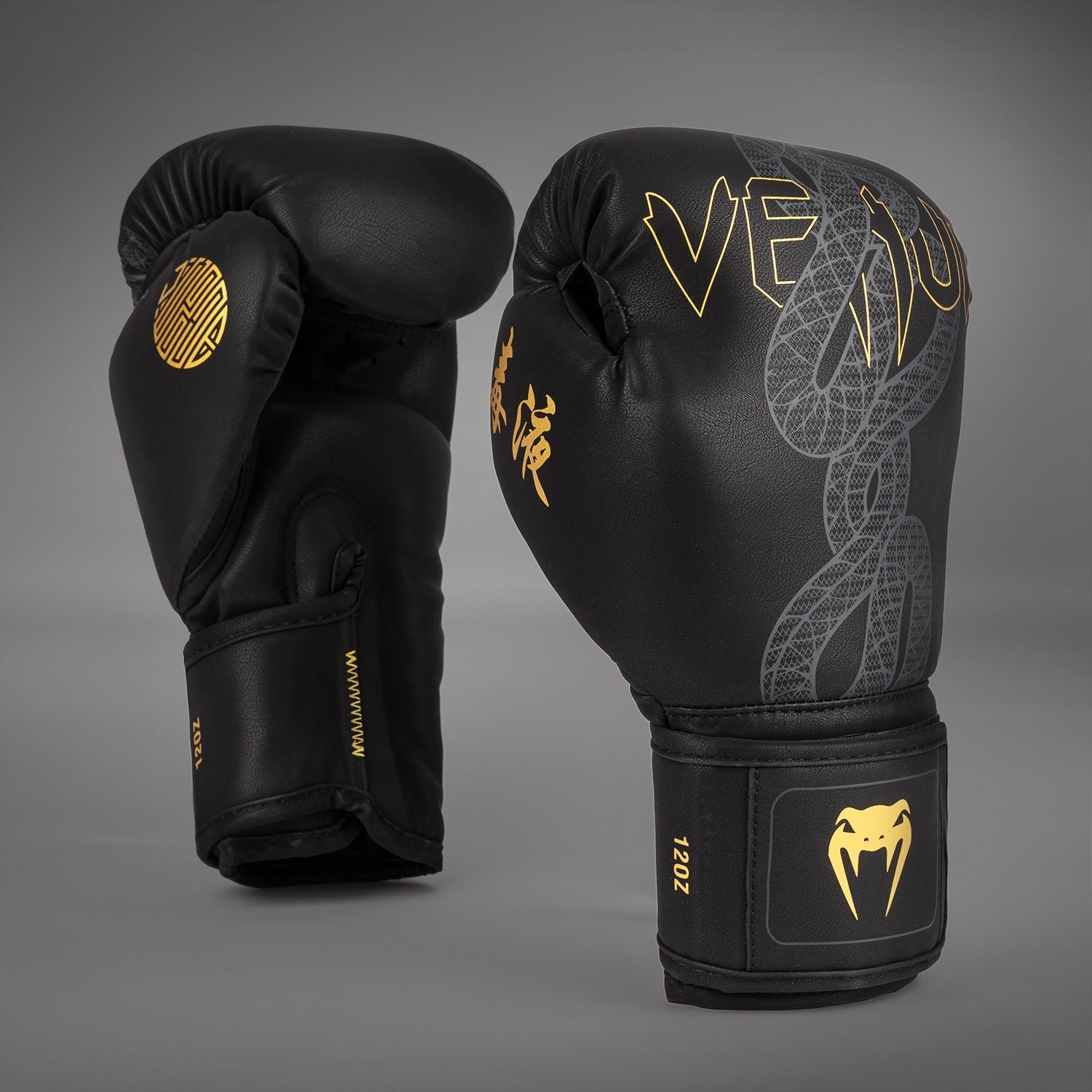 Gants de Boxe Venum Serpenti – Noir/Argent/Or