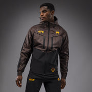 Veste à Capuche Zippé pour Hommes UFC Fusion by Venum Fight Week - Marron Terrestre