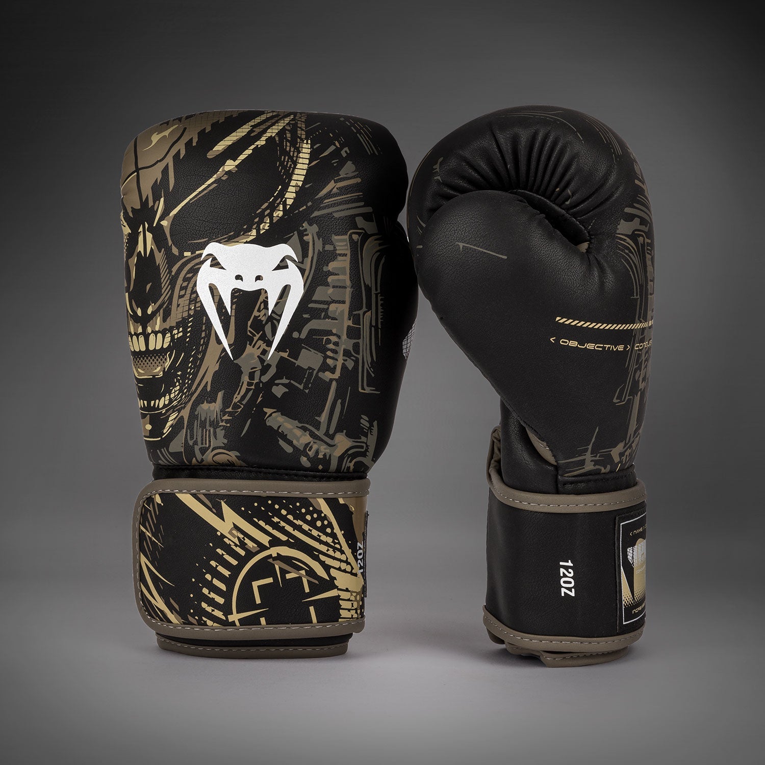 Gants de Boxe Venum Invader - Noir/Sable