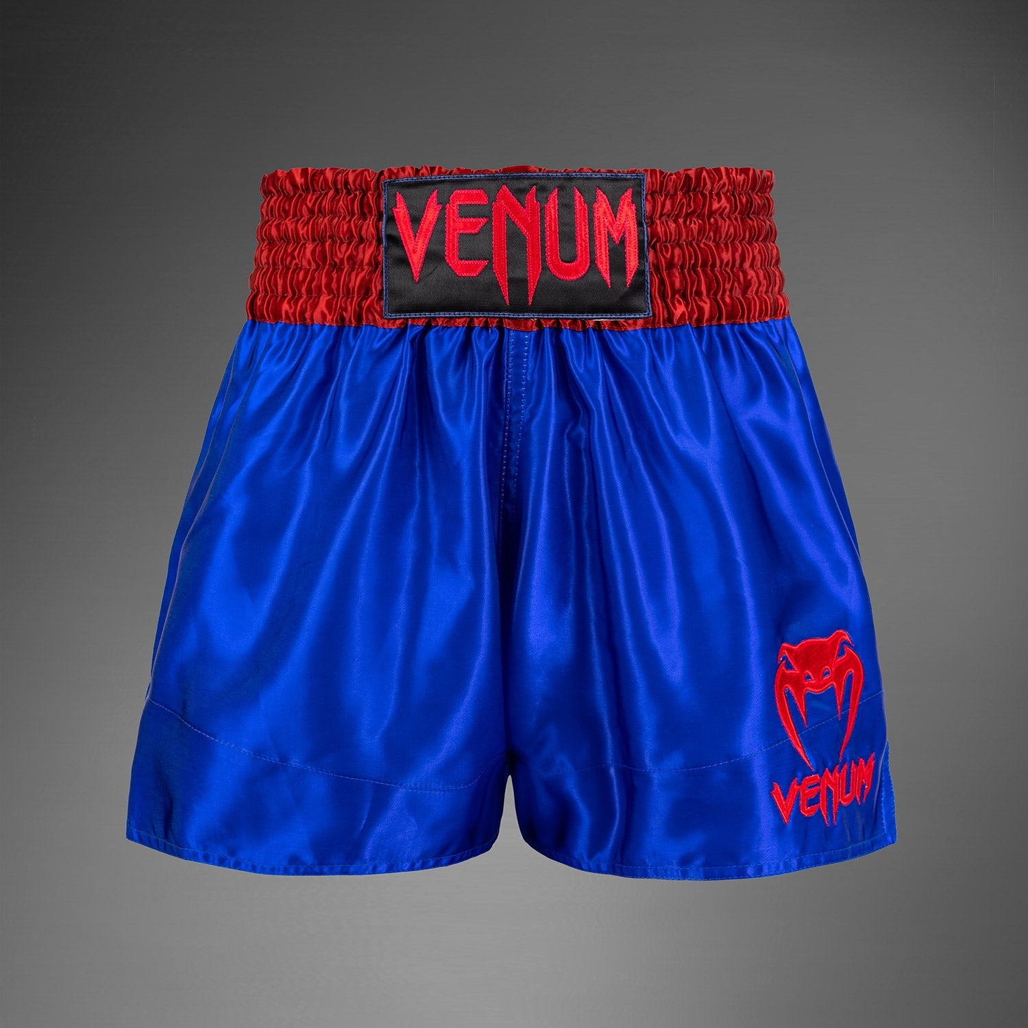 Shorts de Muay Thai Venum Classic - Bleu Marine/Rouge