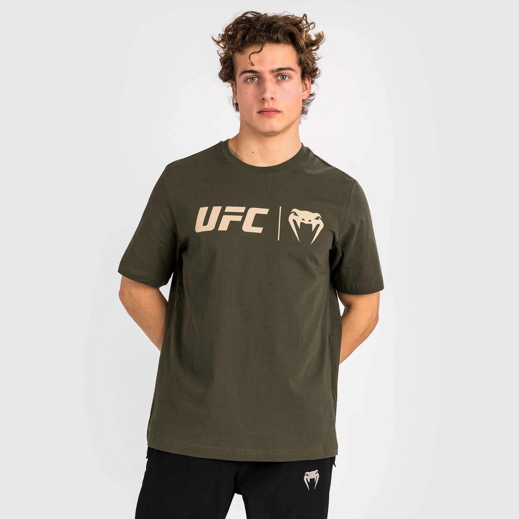 T-Shirt UFC Venum Classic - Kaki/Bronze