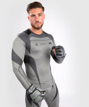 T-Shirt de Compression Venum Stone - Manches Longues - Vert Minéral