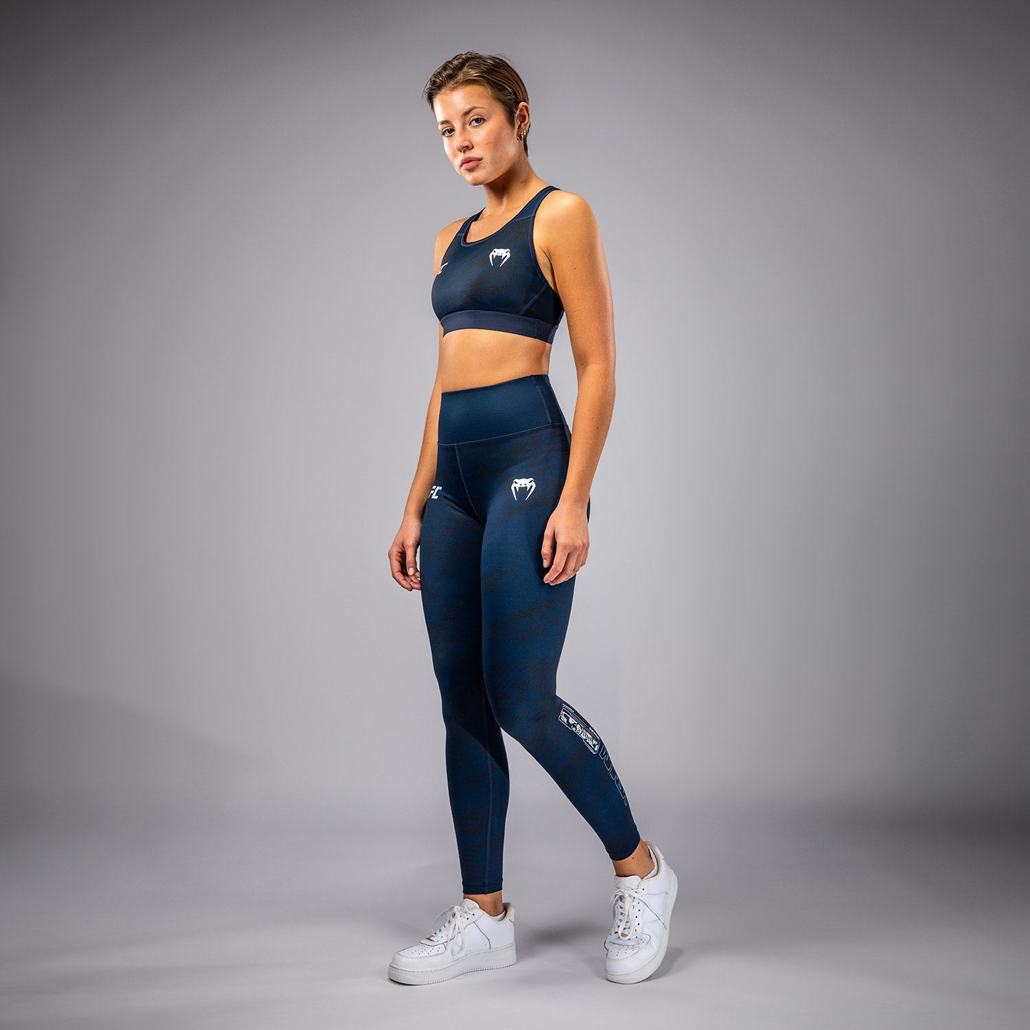 Leggings Performance pour Femmes UFC Fusion by Venum Fight Week - Bleu Océanique