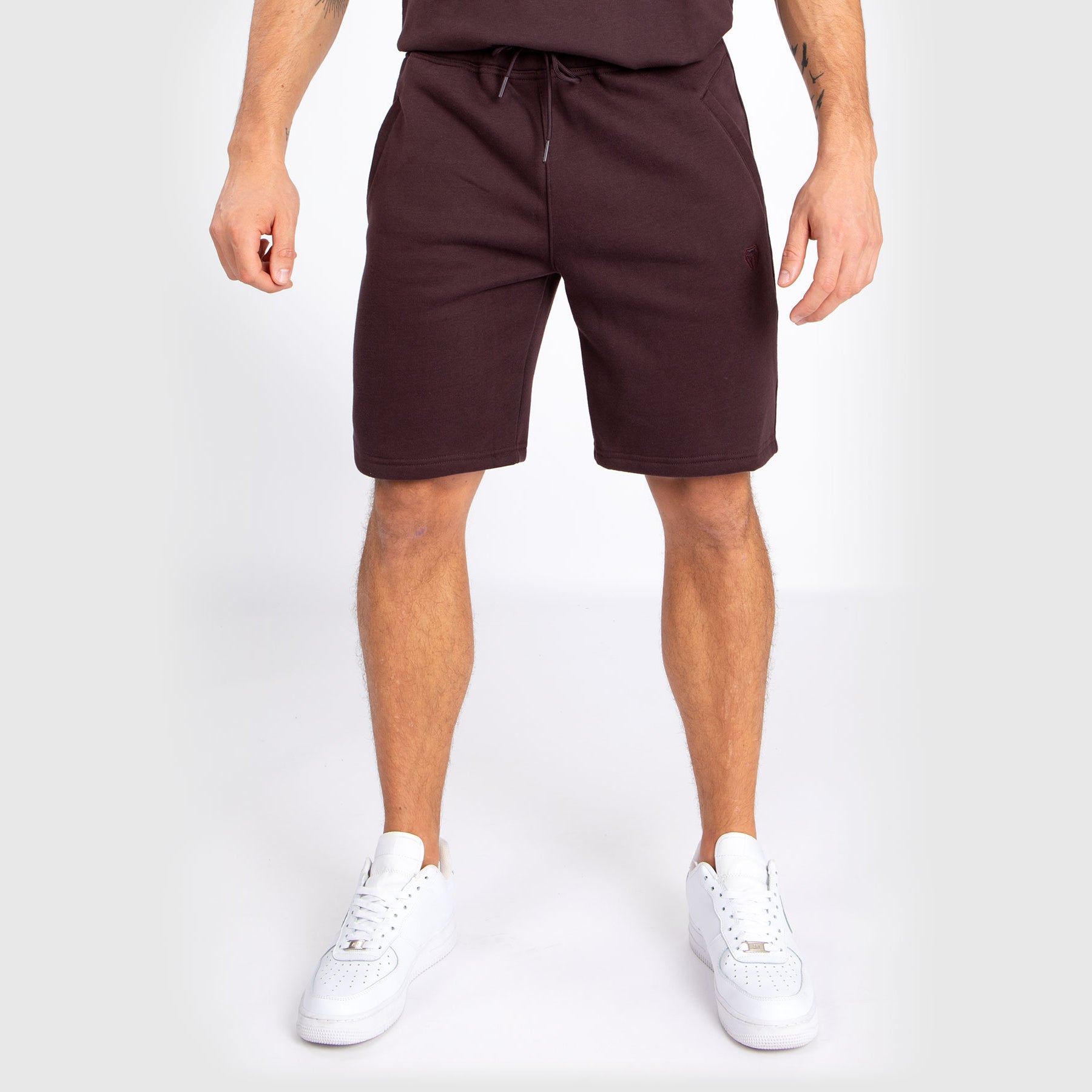 Short en coton Venum Silent Power - Marron foncé