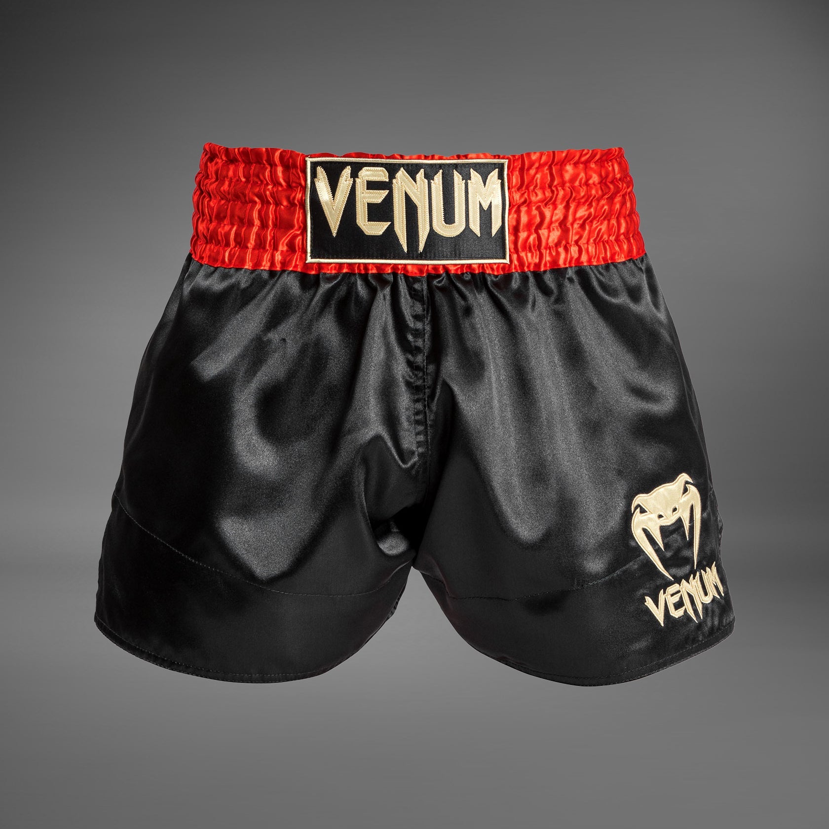 Venum Classic Short Muay Thaï Rouge/Noir/Or