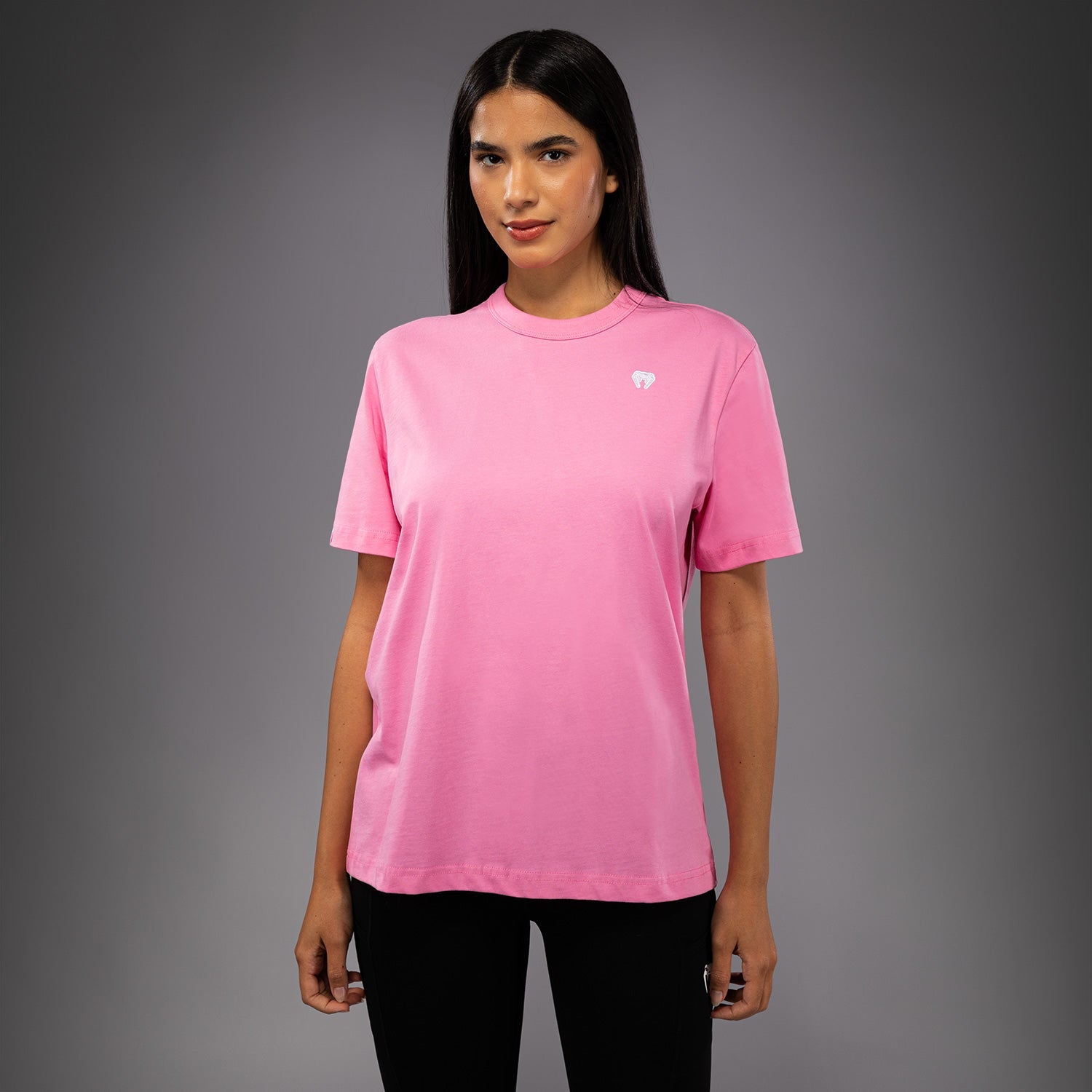 T-shirt Venum Silent Power - Rose Bonbon