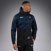 Veste à Capuche Zippé pour Hommes UFC Fusion by Venum Fight Week - Bleu Océanique