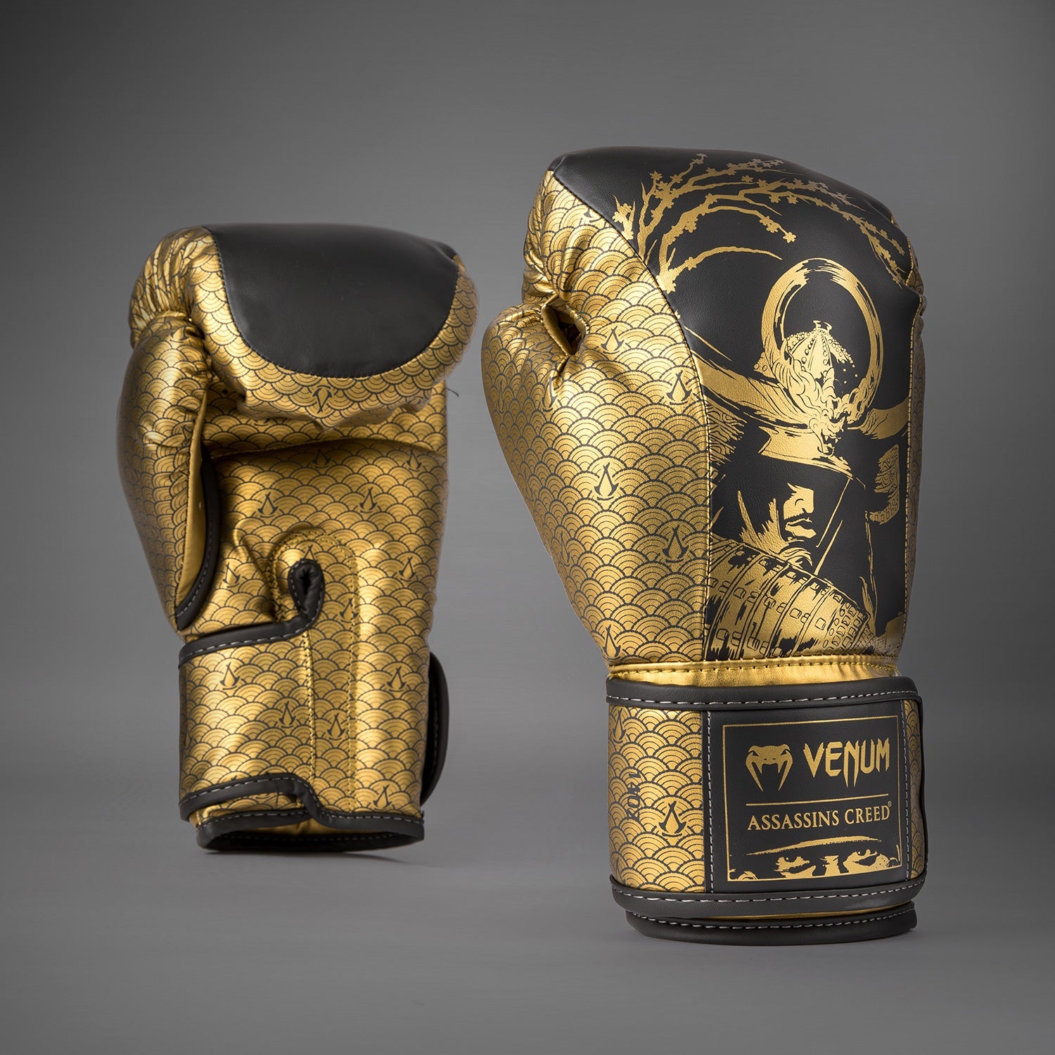 Gants de boxe Venum x Assassin's Creed Shadows - Noir/Or