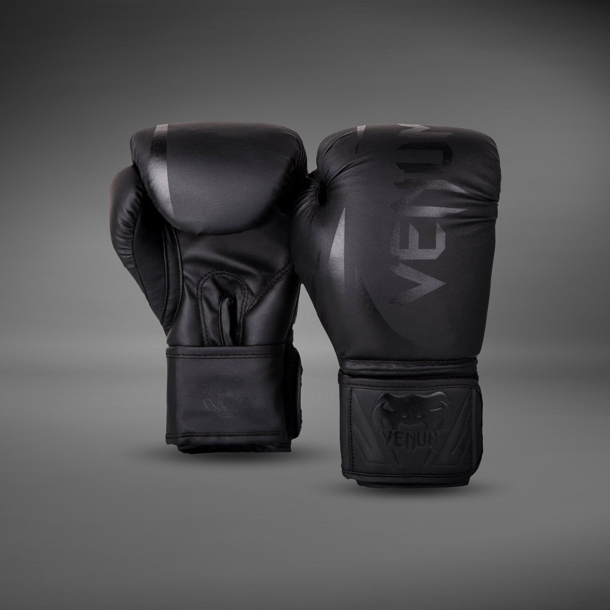 Gants de boxe Venum Challenger 2.0 pour Enfants - Noir/Noir