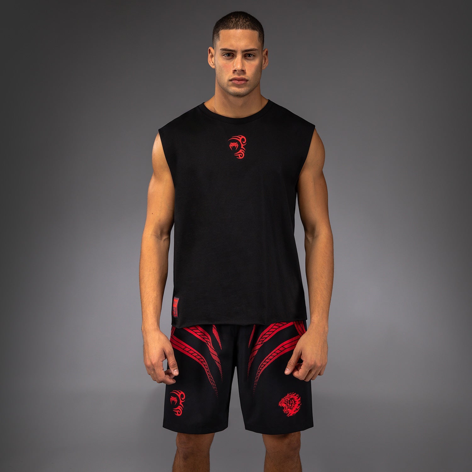 T-shirt sans manches Venum x Mike Tyson Tiger - Noir Profond