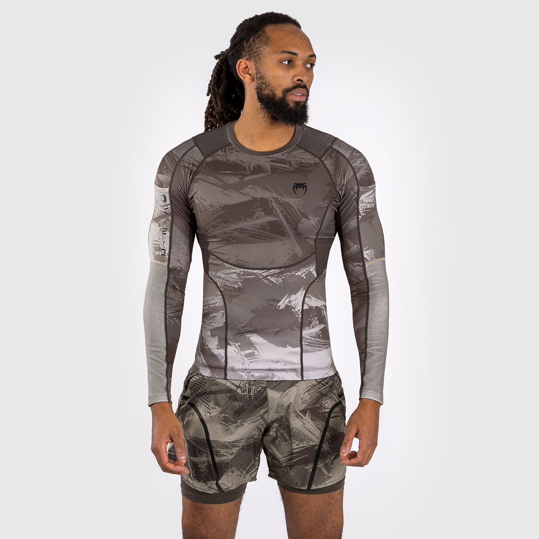 Venum Electron 3.0 Rashguard à manches longues - Sable