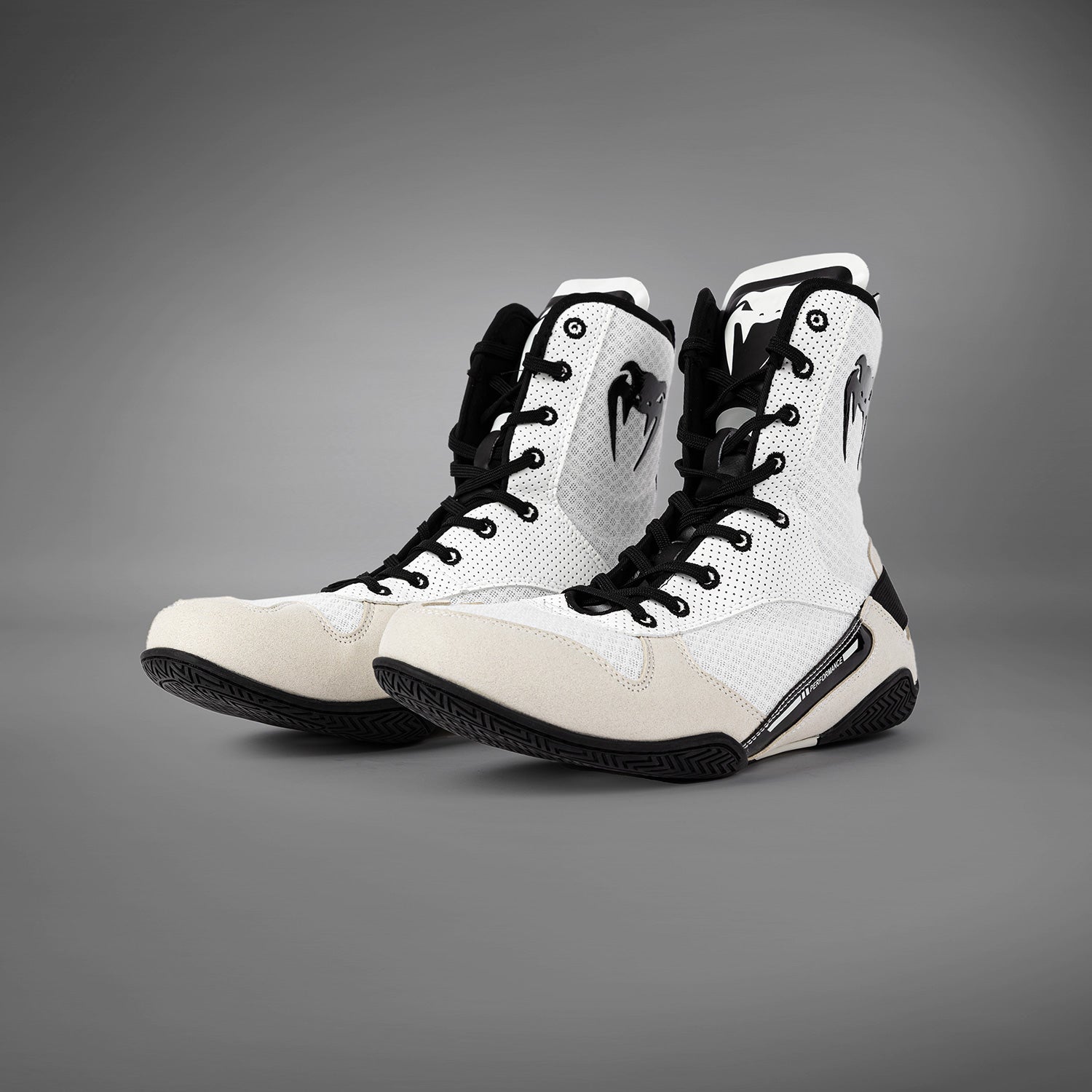 Chaussures De Boxe Venum Elite – Blanc/Noir