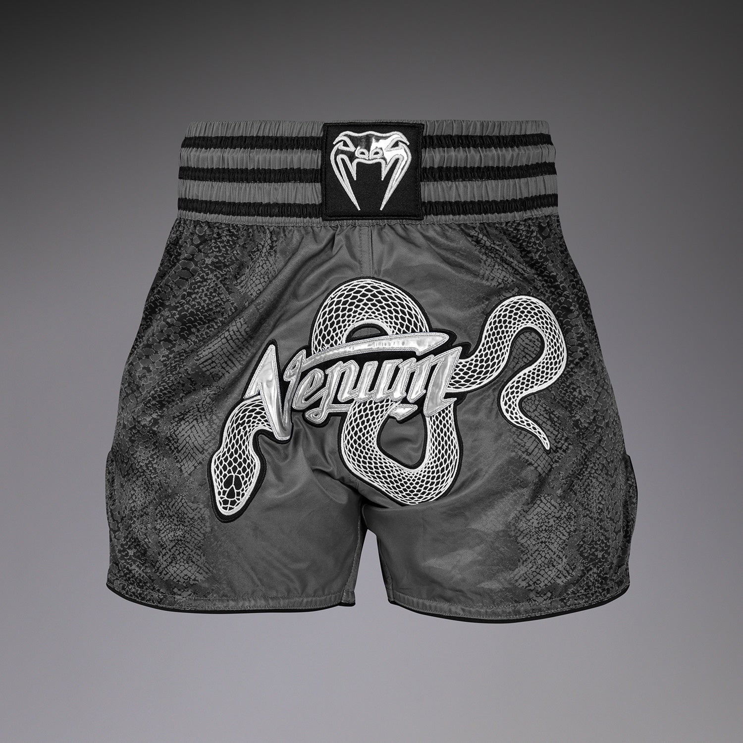 Shorts de Muay Thai pour Femmes Venum Amazonia - Gris foncé