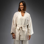 Veste pour Femmes Venum Serpenti – Ivoire/Bordeaux