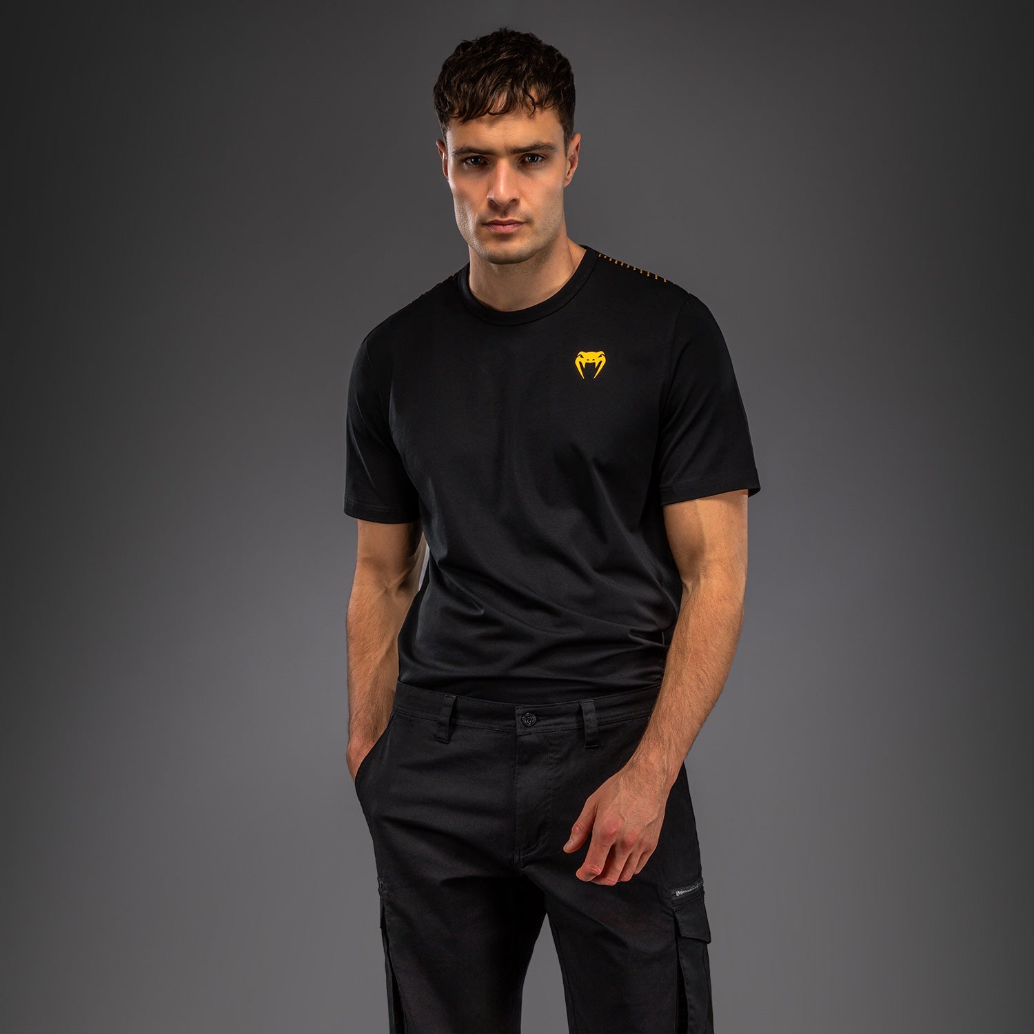 T-shirt Venum Quetzal Fury - Noir/Rouge Fury/Mandarine