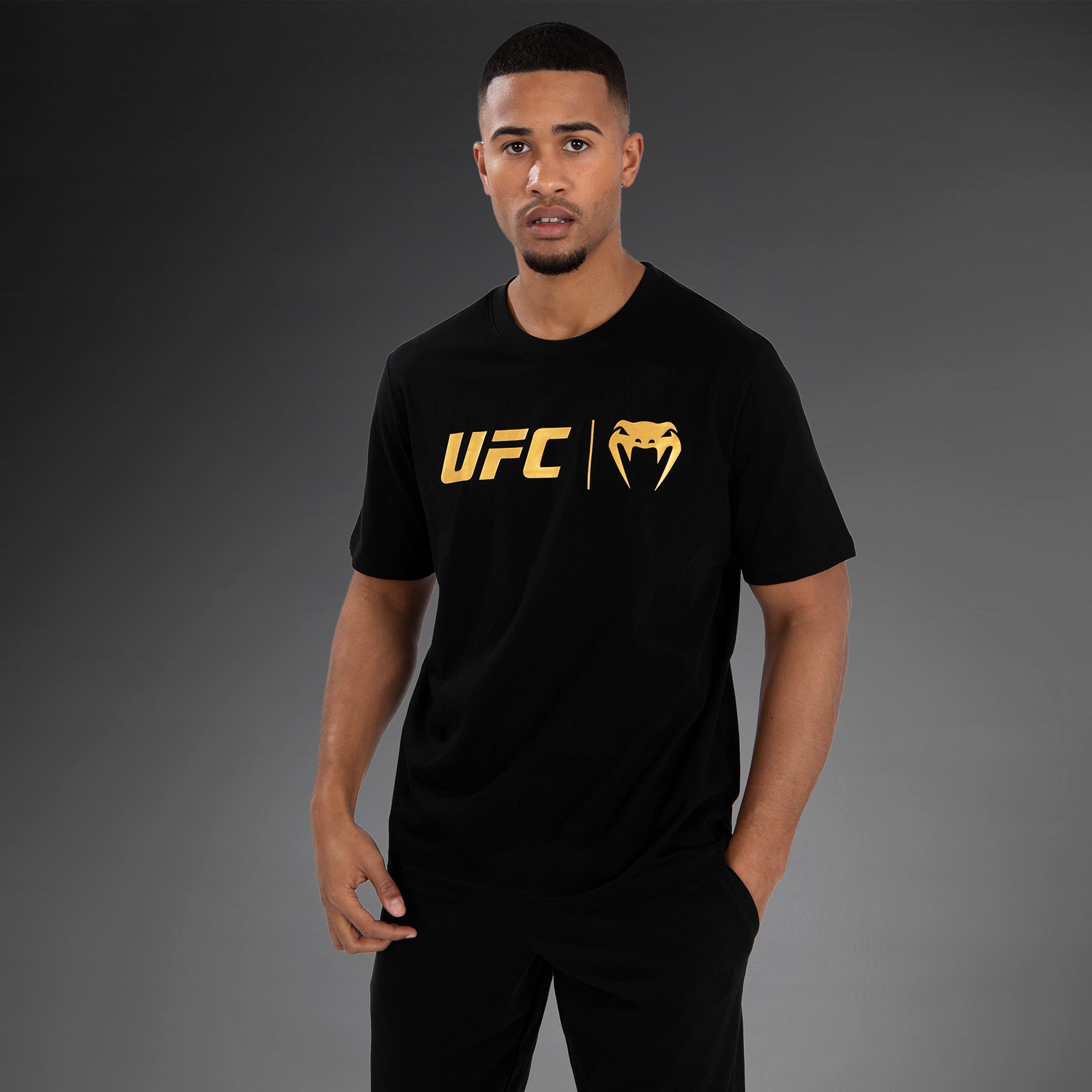 T-Shirt UFC Venum Classic - Noir/Or