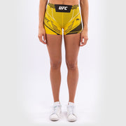 Short de compression pour Femmes UFC Venum Authentic Fight Night - Coupe Courte - Jaune