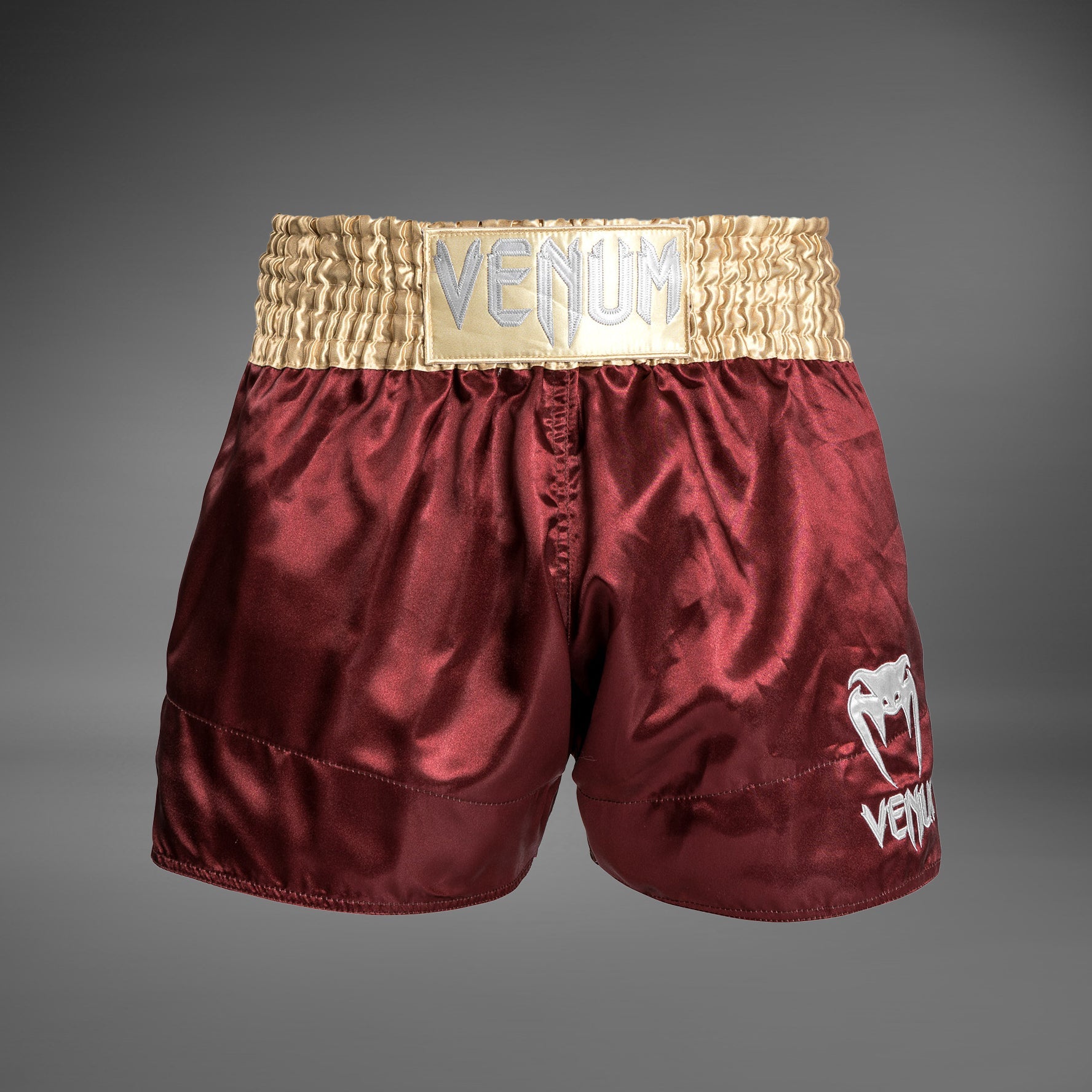 Venum Classic Short Muay Thai - Bordeaux/Or/Blanc