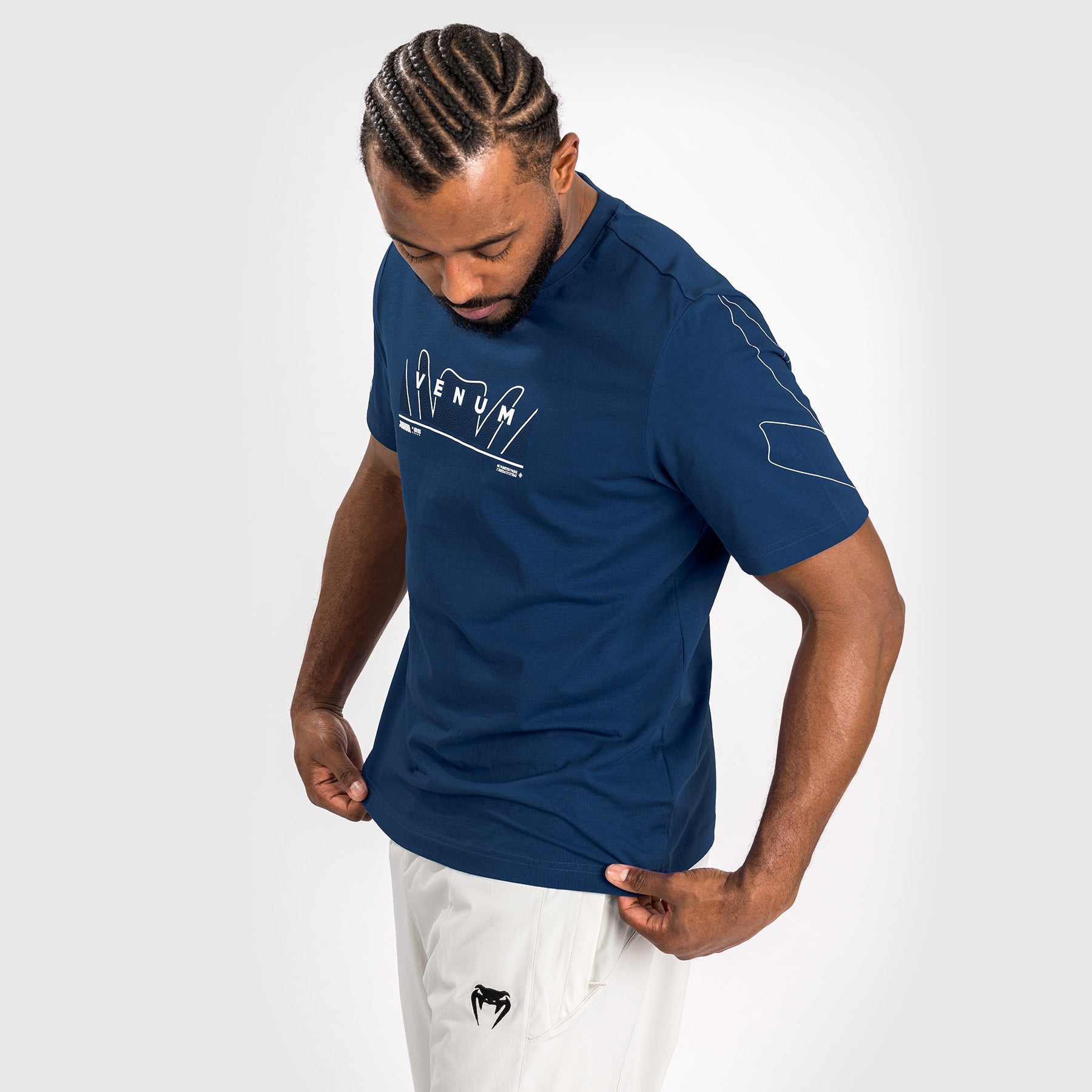 T-Shirt Venum Snake Print - Bleu marine